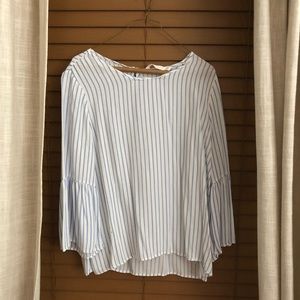 Zara pin striped top